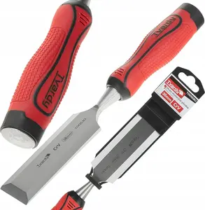 Chisel Tvardy flat 38 mm CrV — woodworking chisel, 38mm blade, chrome-vanadium steel
