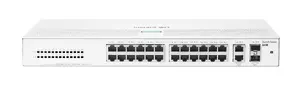 Unmanaged Switch HP HPE Aruba Instant On 1430 — 26× Gigabit RJ-45, 2× SFP, L2, 56 Gbit/s, 1U