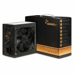 Блок питания ARGUS Inter-Tech ArgusNT BPS-700 700 Вт 20+4 pin ATX 80 PLUS Bronze, чёрный
