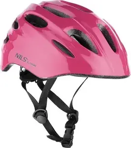 Шлем Nils Extreme MTW01 LED — детский/городской, размер XXS 42–48 см, зелёный