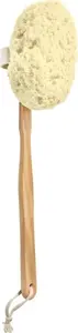 Bath Sponge on Wooden Handle Donegal model 6036 — handheld bath sponge, single piece
