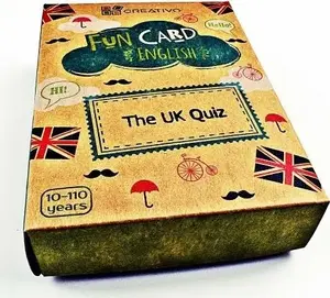 Карточная игра Creativo Fun Card English — The UK Quiz (Creativo, модель 381049, на английском)