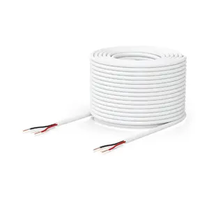 Zema sprieguma kabelis UBIQUITI Door Lock Relay Cable 1P, TPE apvalks, 36 V, 152.4 m, balts