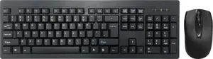 Keyboard and Mouse Set OMEGA OKM081WB — wired combo, model OKM081WB