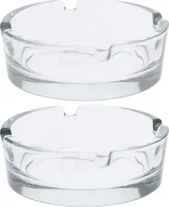 Glass ashtray set Vilde 8 cm – 2 pieces