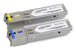 Lancom Systems SFP-BiDi1550-SC1 SFP fiber optic transceiver 1000 Mbit/s, silver