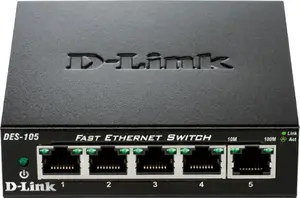 Network switch D-Link DES-105/E 5-port Unmanaged Fast Ethernet (10/100) switch