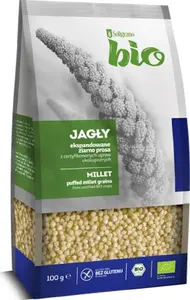 Puffed Millet BIO SOLIGRANO 100 g — organic puffed millet snack