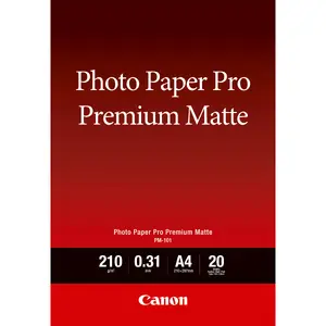 Photo paper Canon Premium Matte PM-101 A4, 20 sheets