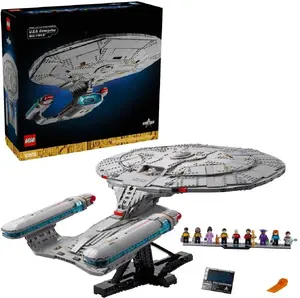 LEGO Icons Star Trek modelis U.S.S. Enterprise NCC-1701-D no Eaglemoss Publications Ltd (10356)