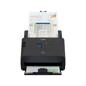 Network Document Scanner Canon imageFORMULA DR-S250N — sheet-fed, A4, duplex, 600×600 DPI, USB 3.2 Gen 1, QR code support, CIS, black