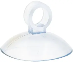 Piesūcekņi akvārijam Fluval, caurspīdīgi, plāksne 28×16 mm, Ø 6,5 cm, iep. 50 gab.