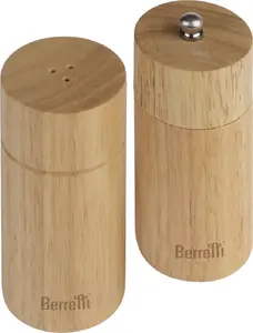 Sāls trauciņš un piparu dzirnaviņas Berretti BR-9799, 11 cm, gumijkoks
