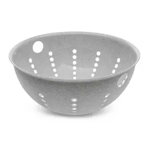 Colander Koziol PALSBY L, plastic, 5 L, Ø29.4 cm, height 127 mm, grey