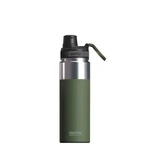 Термос asobu Alpine Flask Hiking 530 мл, нержавеющая сталь, зелёный