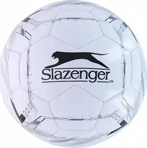 Futbola bumba SLAZENGER izm. 5 balts/melns — sacensību un treniņu bumba
