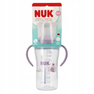 Бутылочка для кормления Nuk 260 мл, широкое горлышко, модель 10216315