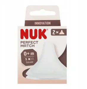 Соска Nuk модель 10709032 силикон, размер S, набор 2 шт.