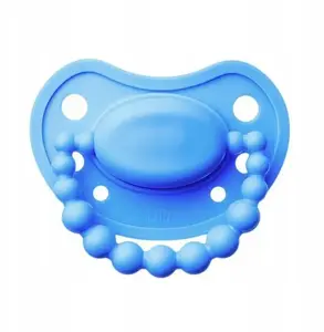 Соска Nuk LUU KIDS-SMOCZEK 3–6M Greek Sky — силиконовая ортодонтическая, 3–6 мес.