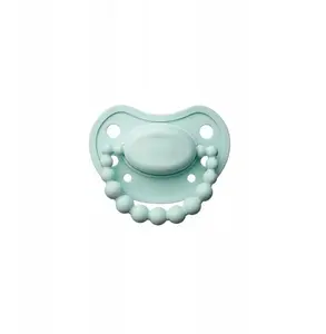 Соска Nuk LUU KIDS-SMOCZEK 3–6 мес Vivid Mint — ортодонтическая силиконовая для младенцев 3–6 мес