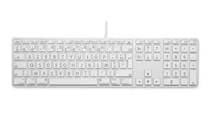 LMP 24215 keyboard Universal USB AZERTY French Silver