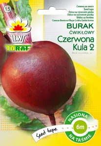 Семена свёклы Toraf 'Czerwona Kula' (Beta vulgaris) — срок годности 6 мес.