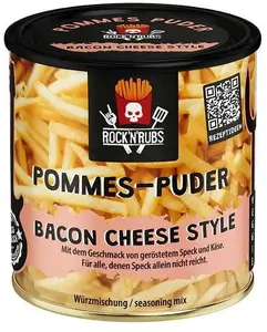 Seasoning for fries Stendhal ROCK N RUBS Bacon Cheese 150 g (best before 07/27)