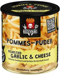 Seasoning for fries Stendhal ROCK N RUBS Garlic & Cheese 150 g (best before 07/27)