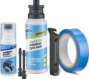 Tubeless Conversion Kit WELDTITE COMPLETE TUBELESS CONVERSION SYSTEM (MTB) by WELDTITE