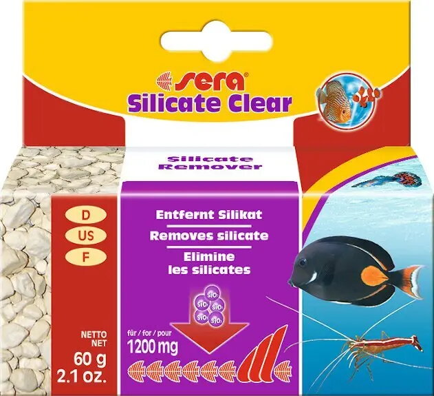 Akvārija ūdens līdzeklis sera Silicate clear