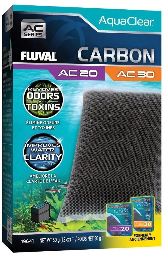 Fluval aktīvās ogles kasetne filtriem AC20/AC30