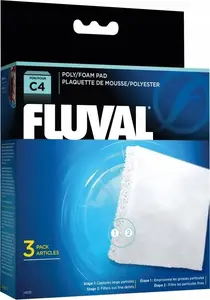 Putu filtra ieliktnis Fluval C4 filtram, Fluval FV-0102, mehāniskā filtrēšana