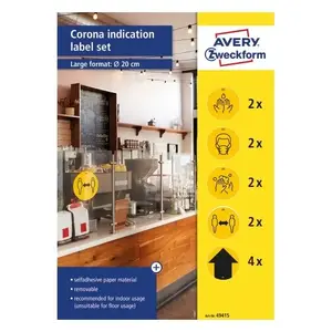 Avery 49415 warning sign