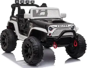 Детский электромобиль LEAN Sport JC666 на аккумуляторе, полицейский, белый