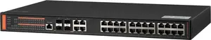 Network Switch BCS BCS-SP24G04G-4SFP-M 24-port PoE with 4 SFP uplinks