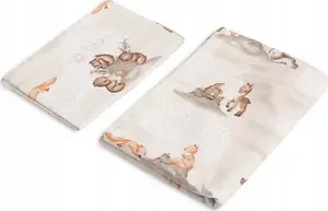 Cot Bedding Set Sensillo ZAJĄNIK Brown 2-piece 100×135 cm
