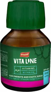 Liquid vitamin supplement Vitapol Vitaline AD3EC for exotic birds 50 ml