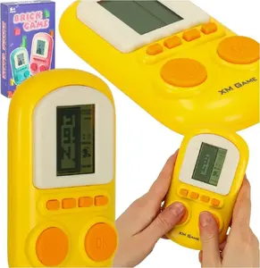 Handheld electronic arcade game console G.R.A. KX3362_1 — portable yellow