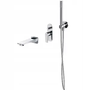 Built-in Bathtub Set CERSANIT MODUO S952-040 chrome — underfloor/hidden installation