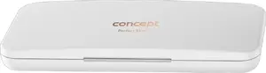 Pocket cosmetic mirror Concept Solution KZ2010 with LED, white, compact portable makeup mirror