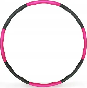 Foldable Hula Hoop with Massager YakimaSport 100456 — foldable exercise hoop with integrated massage bumps
