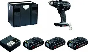 Cordless Drill-Driver Panasonic POWERBOX18PNDD 18 V with 3 × 3 Ah Batteries