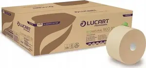 Tualetes papīrs Karen EcoNatural 900 ID, 2 slāņi, 202 m uz ruļļa, celuloze Fiberpack, iepakojums 12 ruļļu