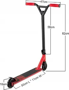 Самокат schildkrot JUNIOR Stunt FLIP WHIP — красный, модель 510402