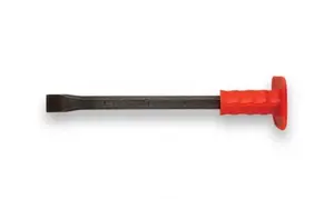 Flat Cold Chisel MODECO MN-63-451, forged with protective shield, 300×19 mm