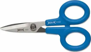 Heavy-duty straight universal shears Beta BM1332 — stainless steel blades, professional cutting tool