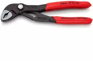 Pipe pliers LOGO-Tools KNIPEX Cobra 15087 01 150, slip-joint, adjustable gripping