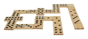 Koka domino komplekts Schildkröt 970314, FSC sert., 28 gab., gabali 60×10×130 mm