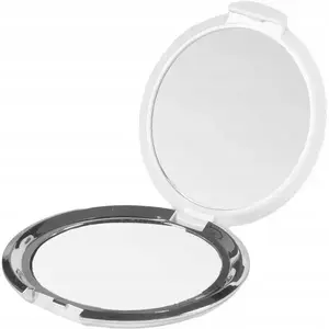 Compact mirror TOP CHOICE model 85215, handheld makeup mirror, portable pocket-size