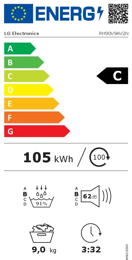 LG RH90V9AV2N tumble dryer RH90V9AV2N Photo 19